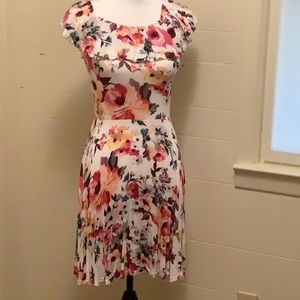 Summer floral rayon sundress